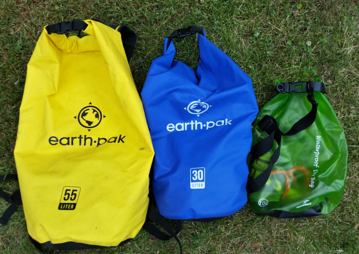 earth pack dry bag